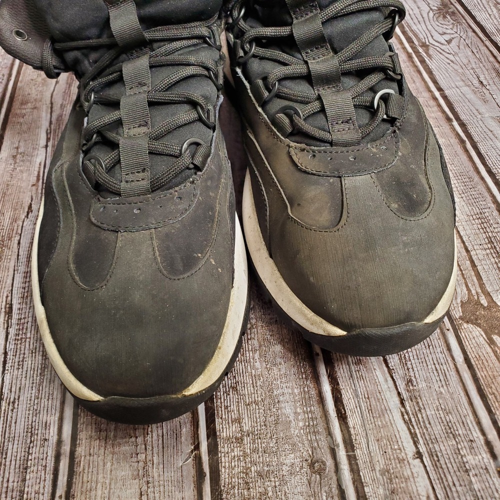 Timberland Mens Boroughs Project Black Nubuck Waterproof Mid Boots A2DTW Size 13 - Picture 14 of 14